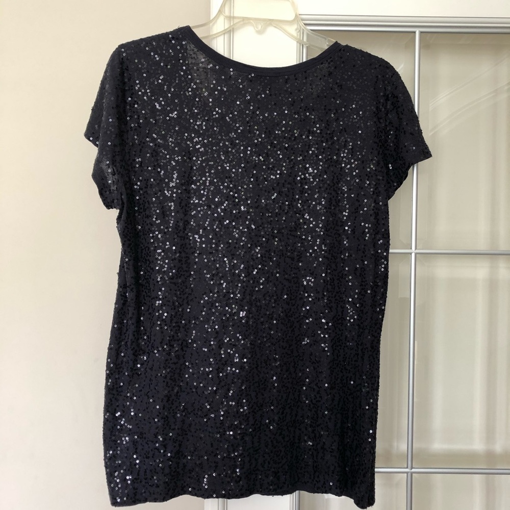 DKNY NAVY-SEQUINS T-Shirt